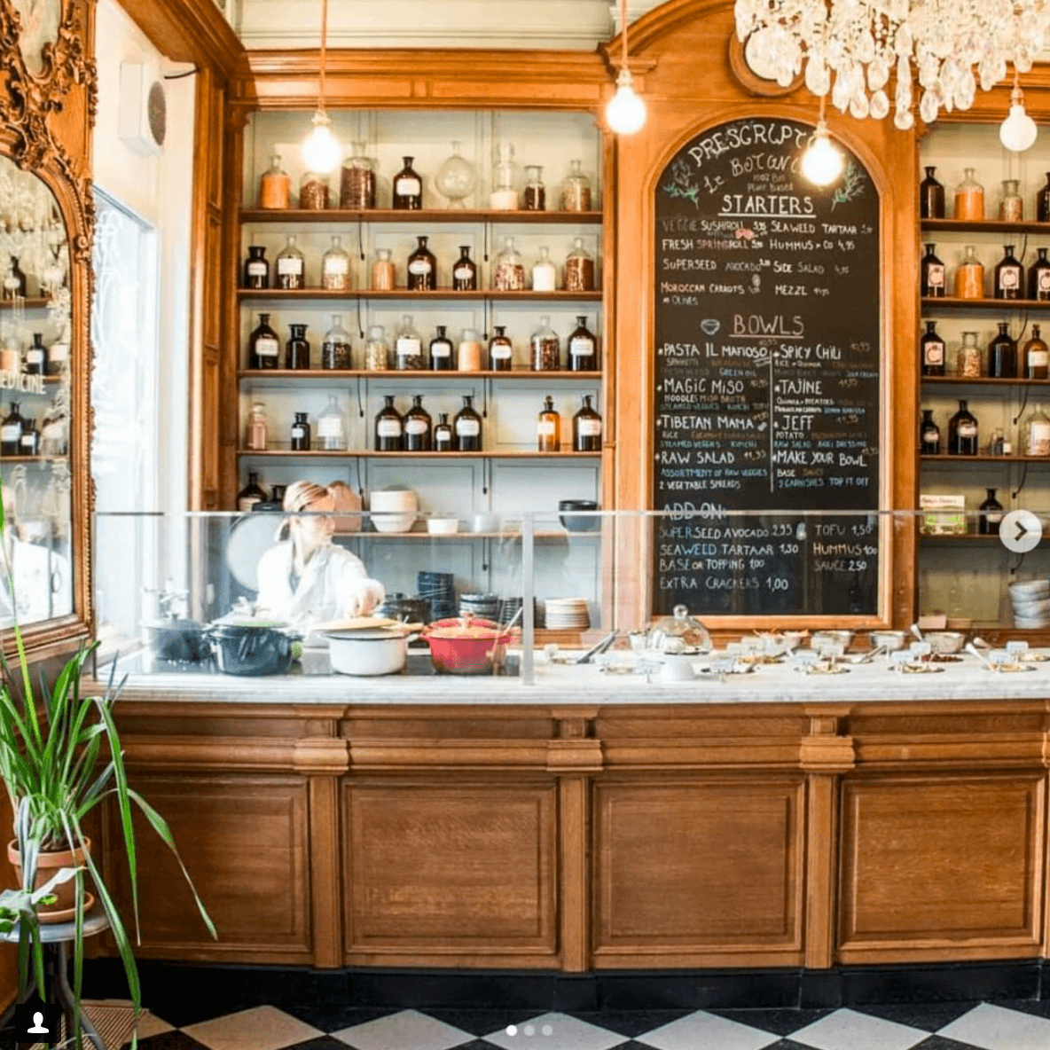 Le Botaniste Ghent interior