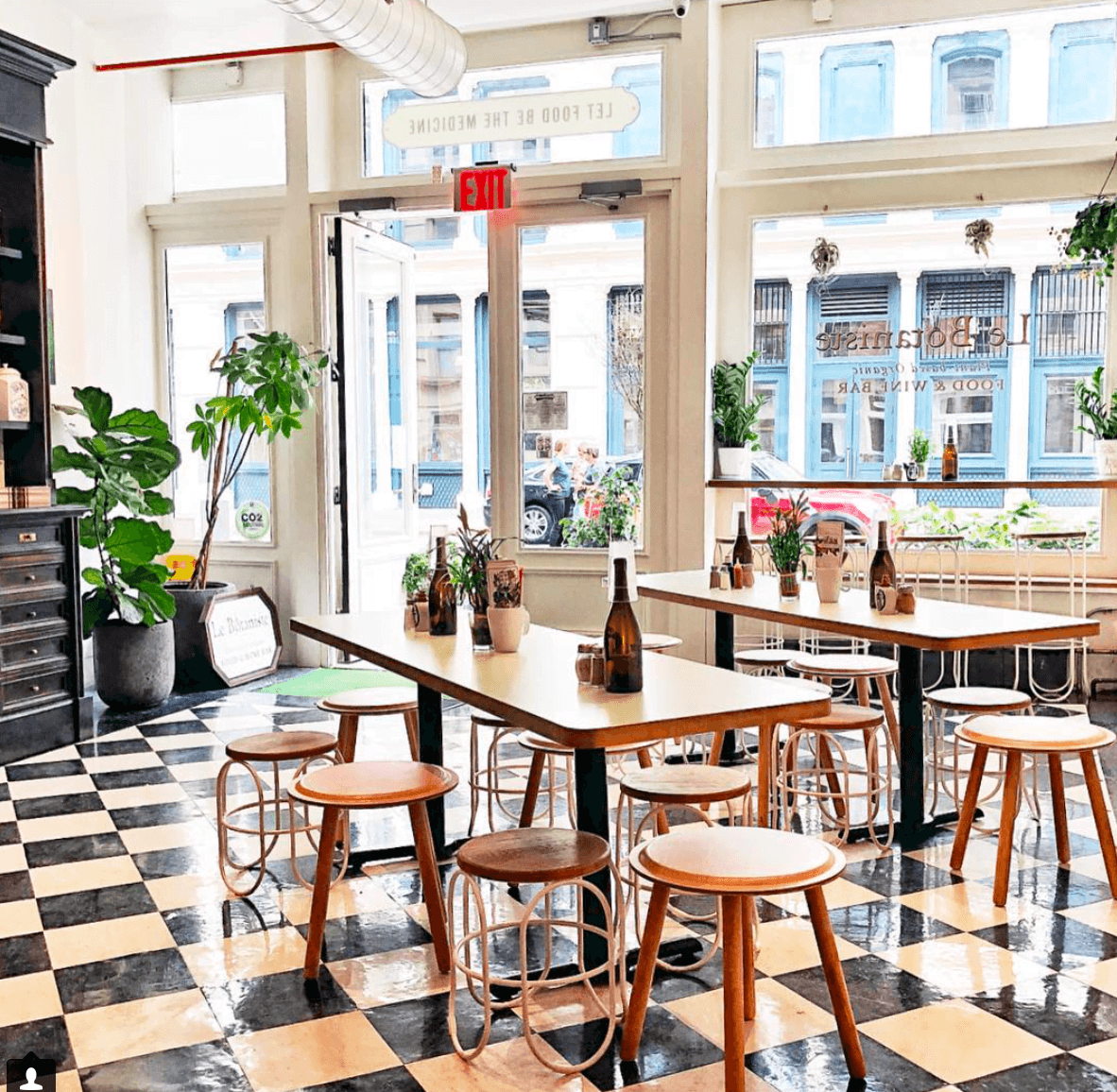 Le Botaniste Soho interior